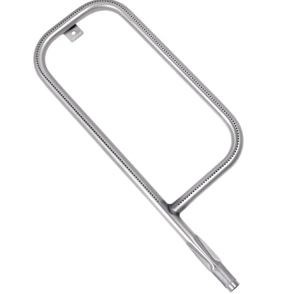 VEVOR Grill Burner Tube for Weber Q200, Q220, Q2000, Q2200, Q2400, 20.5 inch 304 Stainless Steel Tube Burner for Weber 396000, 396001, 396002, 566002, 53060001, Replacement Part 60041, 69956, 41862