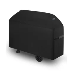 VEVOR Grill Cover, 63 inch BBQ Covers for Outdoor Grills, Waterproof, Fade Resistant, Weather Resistant Heavy Duty 600D Polyester, Easy On/Off, with Hook-and-Loop Straps, Black