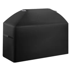 VEVOR Grill Cover, 63 inch BBQ Covers for Outdoor Grills, Waterproof, Fade Resistant, Weather Resistant Heavy Duty 600D Polyester, Easy On/Off, with Hook-and-Loop Straps, Black