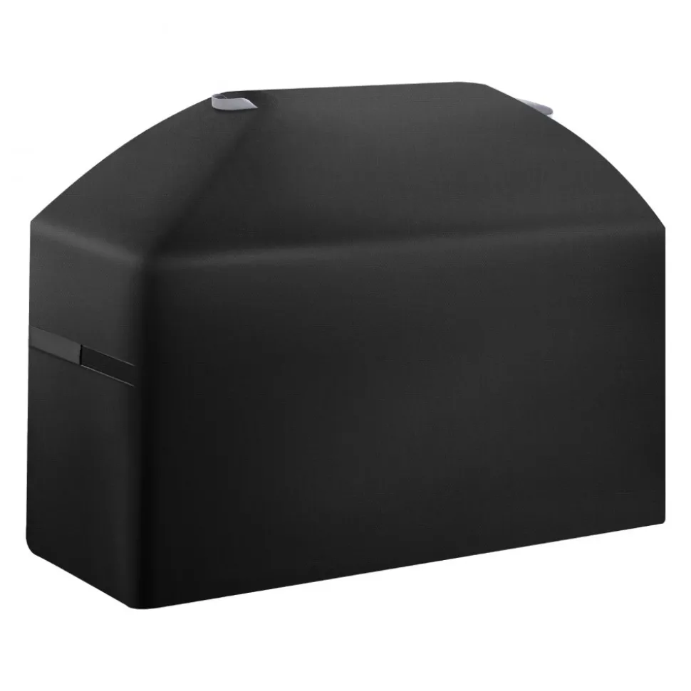 VEVOR Grill Cover, 63 inch BBQ Covers for Outdoor Grills, Waterproof, Fade Resistant, Weather Resistant Heavy Duty 600D Polyester, Easy On/Off, with Hook-and-Loop Straps, Black