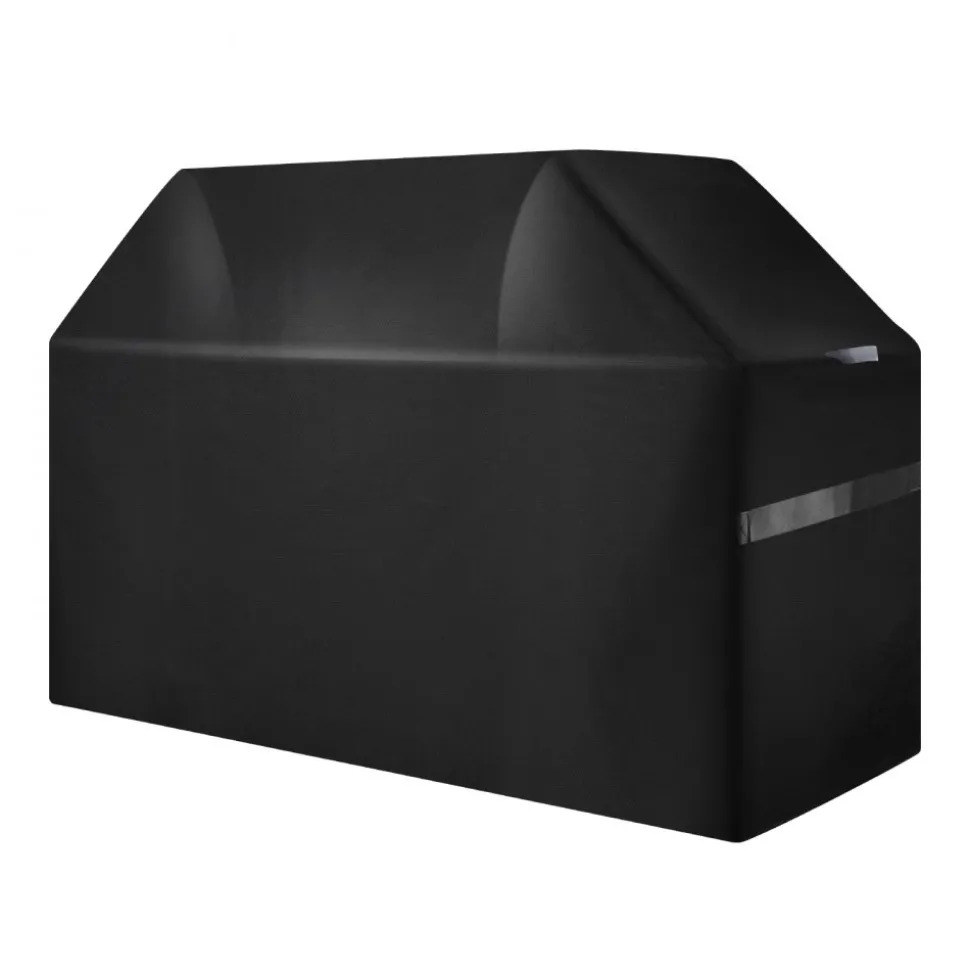 VEVOR Grill Cover, 65 inch BBQ Covers for Outdoor Grills, Waterproof, Fade Resistant, Weather Resistant Heavy Duty 600D Polyester, Easy On/Off, with Hook-and-Loop Straps, Black