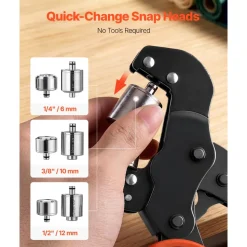 VEVOR Grommet Tool Kit 1/4