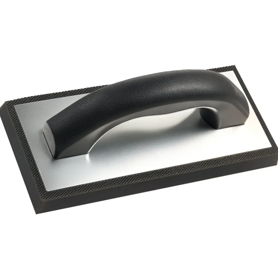 VEVOR Grout Float, Professional Rubber Tile Grout Tool with Anti-slip Handle & Lightweight Aluminum Connector Backplate, Easy to Operate & Cleaning for Smoothly Apply to Concrete, Plaster, Drywall
