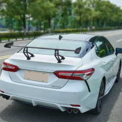 VEVOR GT Wing Car Spoiler, 43.3 inch Universal Spoiler with Single Deck, Adjustable Lightweight Aluminum, Car Rear Spoiler Wing, Racing Spoiler BGW/JDM Drift Black
