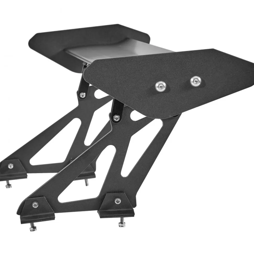 VEVOR GT Wing Car Spoiler, 43.3 inch Universal Spoiler with Single Deck, Adjustable Lightweight Aluminum, Car Rear Spoiler Wing, Racing Spoiler BGW/JDM Drift Black
