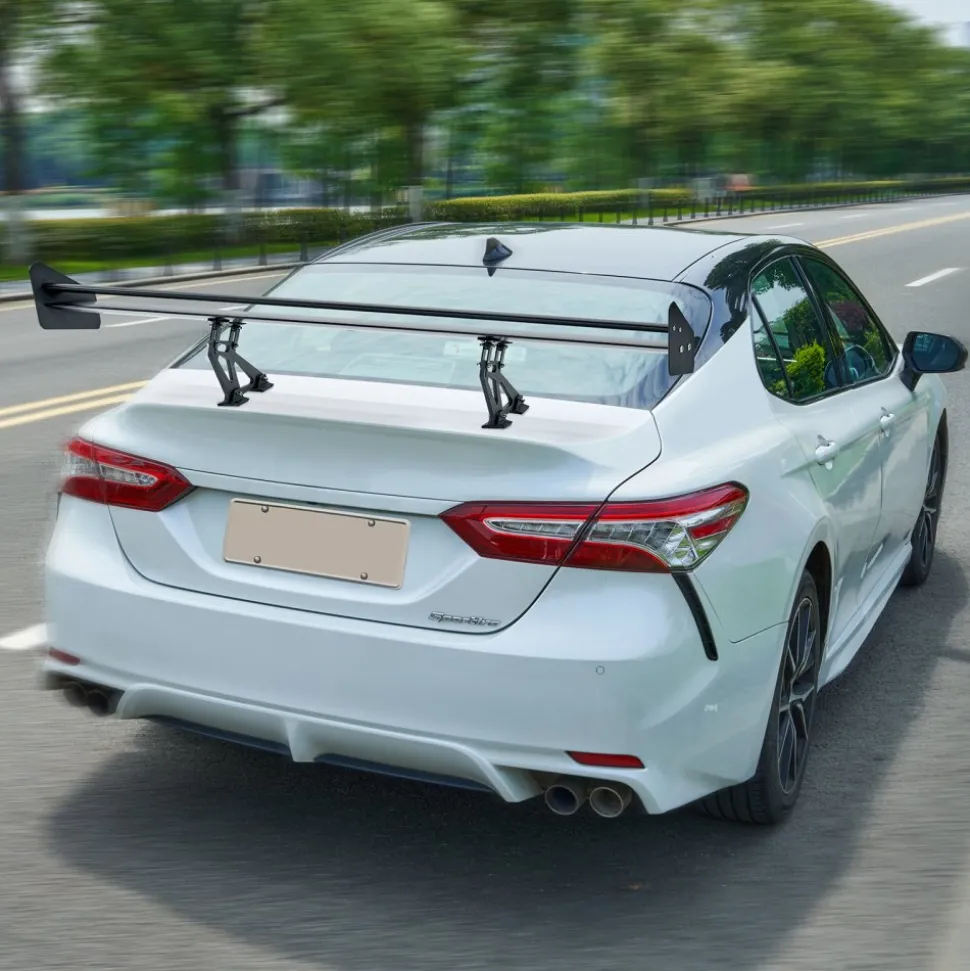VEVOR GT Wing Car Spoiler, 46.3 inch Universal Spoiler, Compatible with most Sedans and Coupes, High Strength ABS Material, Car Rear Spoiler Wing, Racing Spoiler BGW/JDM Drift Glossy Black