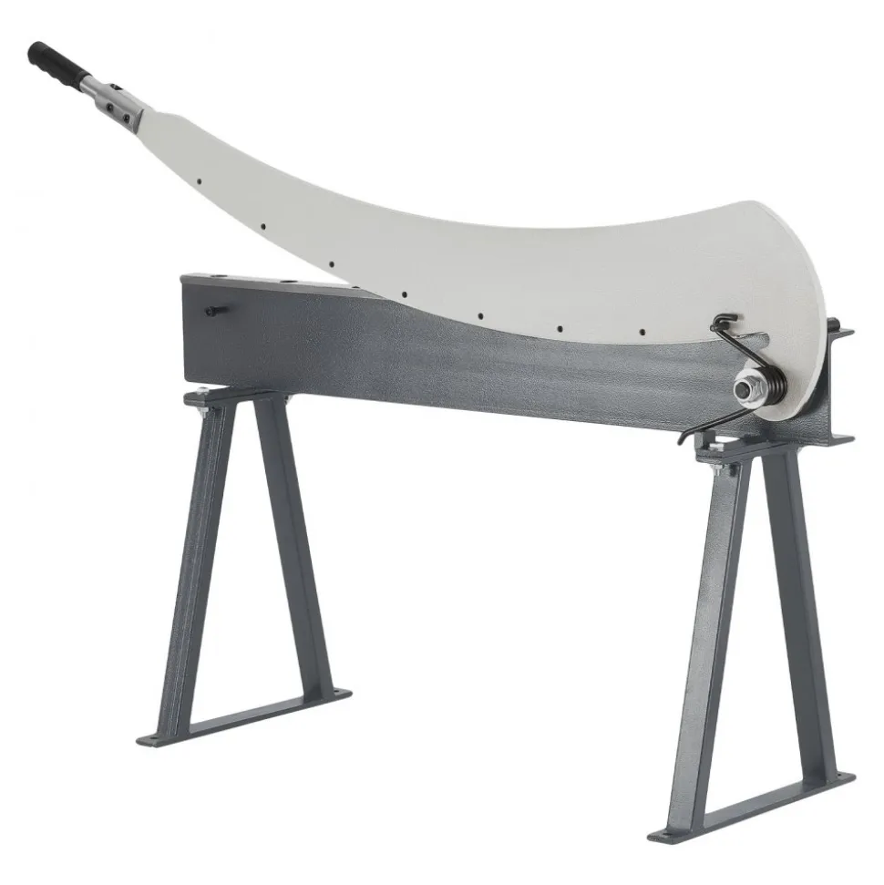 VEVOR Guillotine Shear, 39 in Bed Width Benchtop Cutter, Manual Hand Plate Shear for Metal Sheet Processing, with Q235 Material, High Precision, Stand, for PCB Board, Aluminum, Steel, Copper, Plastic
