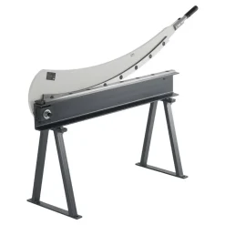 VEVOR Guillotine Shear, 39 in Bed Width Benchtop Cutter, Manual Hand Plate Shear for Metal Sheet Processing, with Q235 Material, High Precision, Stand, for PCB Board, Aluminum, Steel, Copper, Plastic