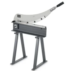 VEVOR Guillotine Shear, 20 in Bed Width Benchtop Cutter, Manual Hand Plate Shear for Metal Sheet Processing, with Q235 Material, High Precision, Stand, for PCB Board, Aluminum, Steel, Copper, Plastic