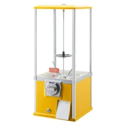 VEVOR Gumball Machine, 25 inch Height Candy Vending Machine Dispenser, 25-Cent Vending Machines for Shopping Malls, Supermarkets, Amusement Parks, Arcades, Holds Up to 230 1.77 inch Spherical Candies