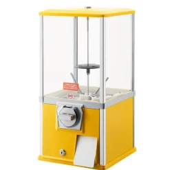 VEVOR Gumball Machine, 21 inch Height Candy Vending Machine Dispenser, 25-Cent Vending Machines for Shopping Malls, Supermarkets, Amusement Parks, Arcades, Holds Up to 180 1.77 inch Spherical Candies