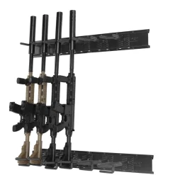VEVOR Gun Rack, Indoor Gun Rack Wall Mount, 6-Slot Vertical Rifle Shotgun Gun Rack, 180 lb Heavy Duty Metal Wall Gun Rack Display Stand with Soft Padding