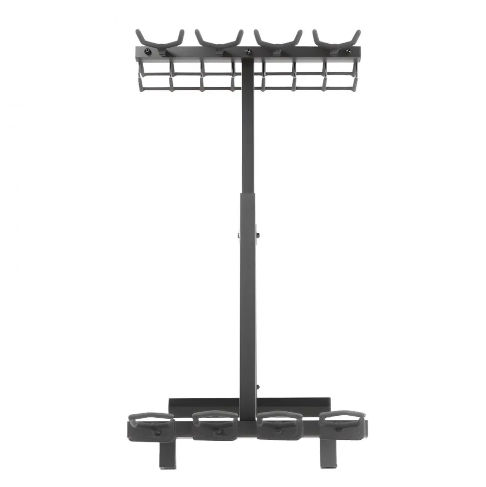 VEVOR Gun Rack, Portable, Folding Heavy Duty Steel Rifle Shotgun Rack Stand, Freestanding Indoor Outdoor Gun Display Storage, Holds Up to 7 Pistols and 4 Rifles or Shotguns, for Shooting Hunting Range