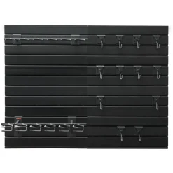 VEVOR Gun Rack, Wall Mount, Heavy-Duty Steel Tactical Rifle Carbine Shotgun Handgun Storage Rack, Securely Holds up to 6 Rifles and 6 Pistols, Modular Firearms Gun Wall Gear Accessories Organizer