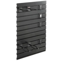 VEVOR Gun Rack, Wall Mount, Tactical Rifle Shotgun Handgun Storage, Heavy-Duty PVC Panels & Steel Wall Racks, Securely Holds up to 2 Rifles & 4 Pistols, Modular Firearms Gun Gear Accessories Organizer