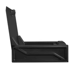 VEVOR Gun Safe, Heavy Duty Handgun Safe with Fingerprint/Password/Key, 3-Way Quick Access Firearm Case Box with Lighting for 2 Pistols & 2 Magazines, Pistol Gun Box for Nightstand Bedside Desk Car