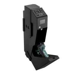 VEVOR Gun Safe, Slider Handgun Gun Safe with Screen, Fingerprint/Password/Key, 3-Way Quick Access Firearm Case Box with LED for 1 Pistol & Magazine, Mounted Gun Box for Nightstand Bedside Desk Car