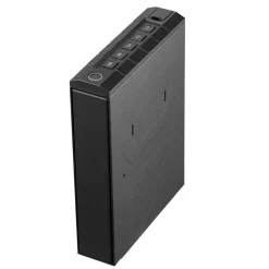 VEVOR Gun Safe, Slider Handgun Gun Safe with Fingerprint/Password/Key, 3-Way Quick Access Firearm Case Box with Lighting for 1 Pistol & Magazine, Mounted Pistol Gun Box for Nightstand Bedside Desk Car