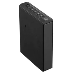 VEVOR Gun Safe, Slider Handgun Gun Safe with Fingerprint/Password/Key, 3-Way Quick Access Firearm Case Box with Lighting for 1 Pistol & Magazine, Mounted Pistol Gun Box for Nightstand Bedside Desk Car