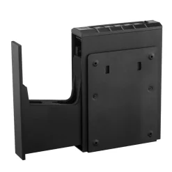 VEVOR Gun Safe, Slider Handgun Gun Safe with Fingerprint/Password/Key, 3-Way Quick Access Firearm Case Box with Lighting for 1 Pistol & Magazine, Mounted Pistol Gun Box for Nightstand Bedside Desk Car