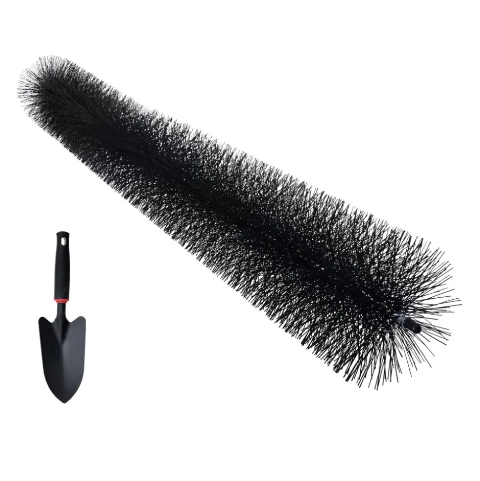VEVOR Gutter Brush, 80 Feet Total Length 4.33 inch Diameter Gutter Cleaning Tools, Ground-Level Gutter Brush Leaf Guard for 5 Inch Gutters, Easily Clear roof Leaves and Debris, 27 Pack