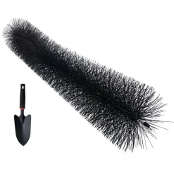 VEVOR Gutter Brush, 60 Feet Total Length 5.25 inch Diameter Gutter Cleaning Tools, Ground-Level Gutter Brush Leaf Guard for 5 Inch Gutters, Easily Clear roof Leaves and Debris, 20 Pack