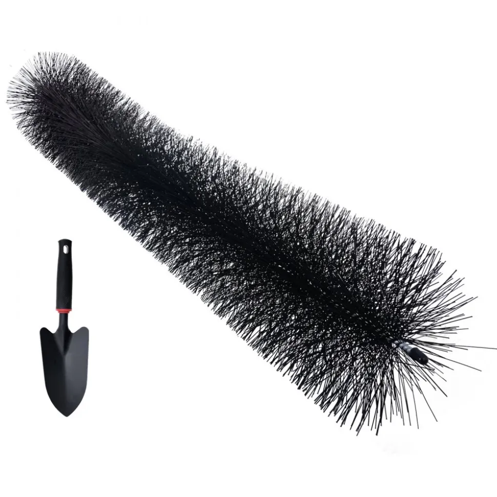 VEVOR Gutter Brush, 60 Feet Total Length 5.25 inch Diameter Gutter Cleaning Tools, Ground-Level Gutter Brush Leaf Guard for 5 Inch Gutters, Easily Clear roof Leaves and Debris, 20 Pack