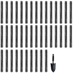 VEVOR Gutter Brush, 120 Feet Total Length 4.33 inch Diameter Gutter Cleaning Tools, Ground-Level Gutter Brush Leaf Guard for 5 Inch Gutters, Easily Clear roof Leaves and Debris, 40 Pack