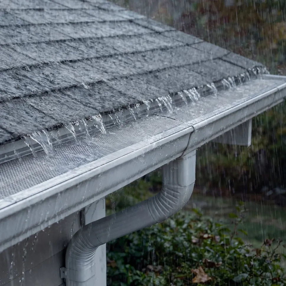 VEVOR Gutter Guard, 5 in Aluminum Gutter Cover with Stainless Steel Micro Mesh, Heavy-Duty 48ft Length, 0.04in Thick, Leaf Guard for Debris and Pine Needles, Easy DIY Install, Screws Included, 12 PCS