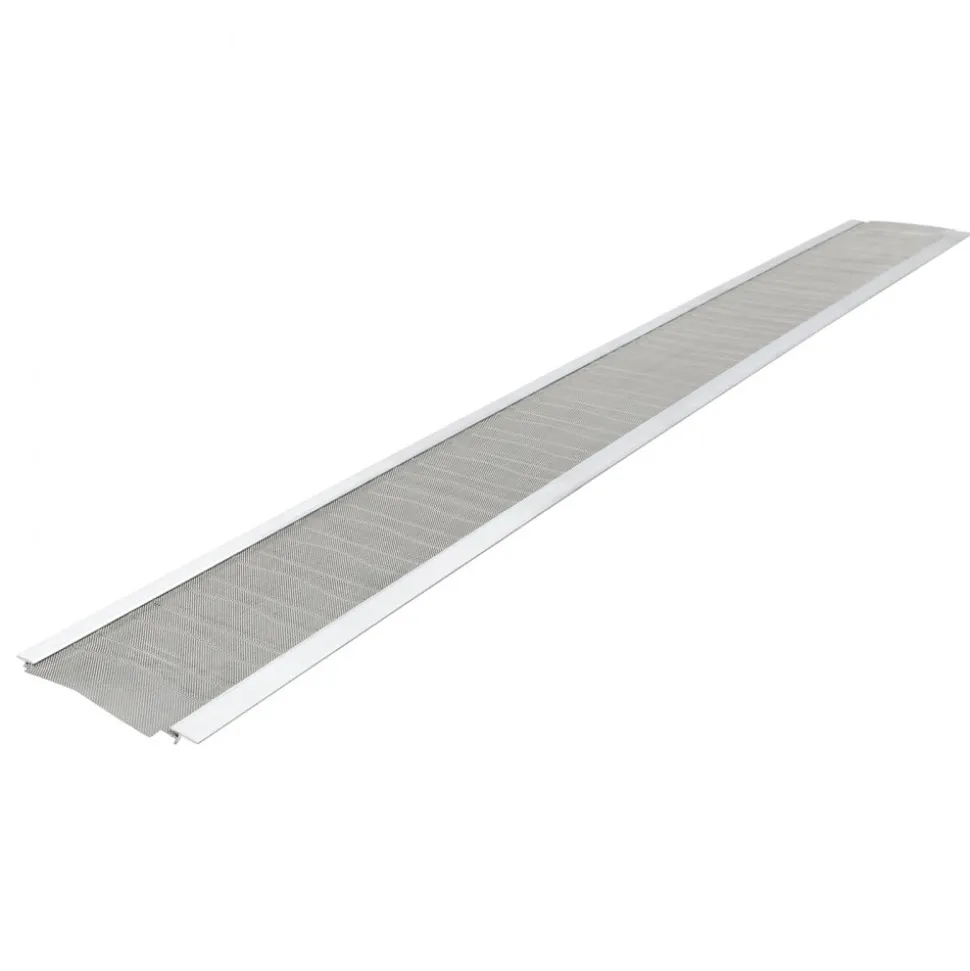 VEVOR Gutter Guard, 5 in Aluminum Gutter Cover with Stainless Steel Micro Mesh, Heavy-Duty 48ft Length, 0.04in Thick, Leaf Guard for Debris and Pine Needles, Easy DIY Install, Screws Included, 12 PCS