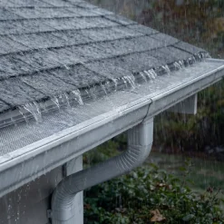 VEVOR Gutter Guard, 6 in Aluminum Gutter Cover with Stainless Steel Micro Mesh, Heavy-Duty 48ft Length, 0.04in Thick, Leaf Guard for Debris and Pine Needles, Easy DIY Install, Screws Included, 12 PCS