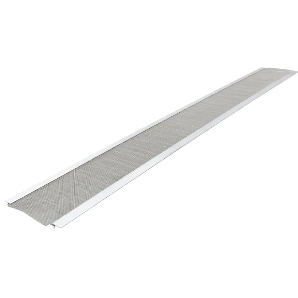 VEVOR Gutter Guard, 6 in Aluminum Gutter Cover with Stainless Steel Micro Mesh, Heavy-Duty 48ft Length, 0.04in Thick, Leaf Guard for Debris and Pine Needles, Easy DIY Install, Screws Included, 12 PCS