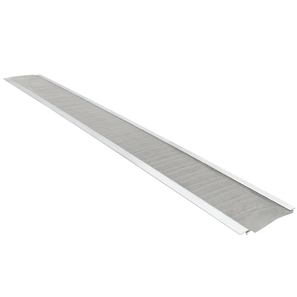 VEVOR Gutter Guard, 6 in Aluminum Gutter Cover with Stainless Steel Micro Mesh, Heavy-Duty 48ft Length, 0.04in Thick, Leaf Guard for Debris and Pine Needles, Easy DIY Install, Screws Included, 12 PCS