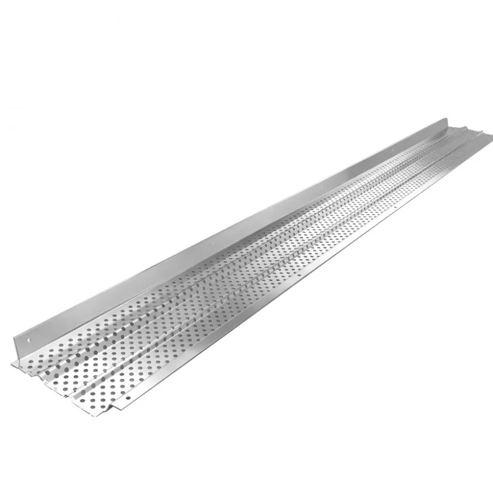 VEVOR Gutter Guard, 6 in Aluminum Gutter Cover Heavy-Duty, 52ft Length Protection Cover for Leaf & Debris, 0.02 in Thickness Mill Finish, Easy DIY Install, Fast Drainage, Screws Included, 13 PCS