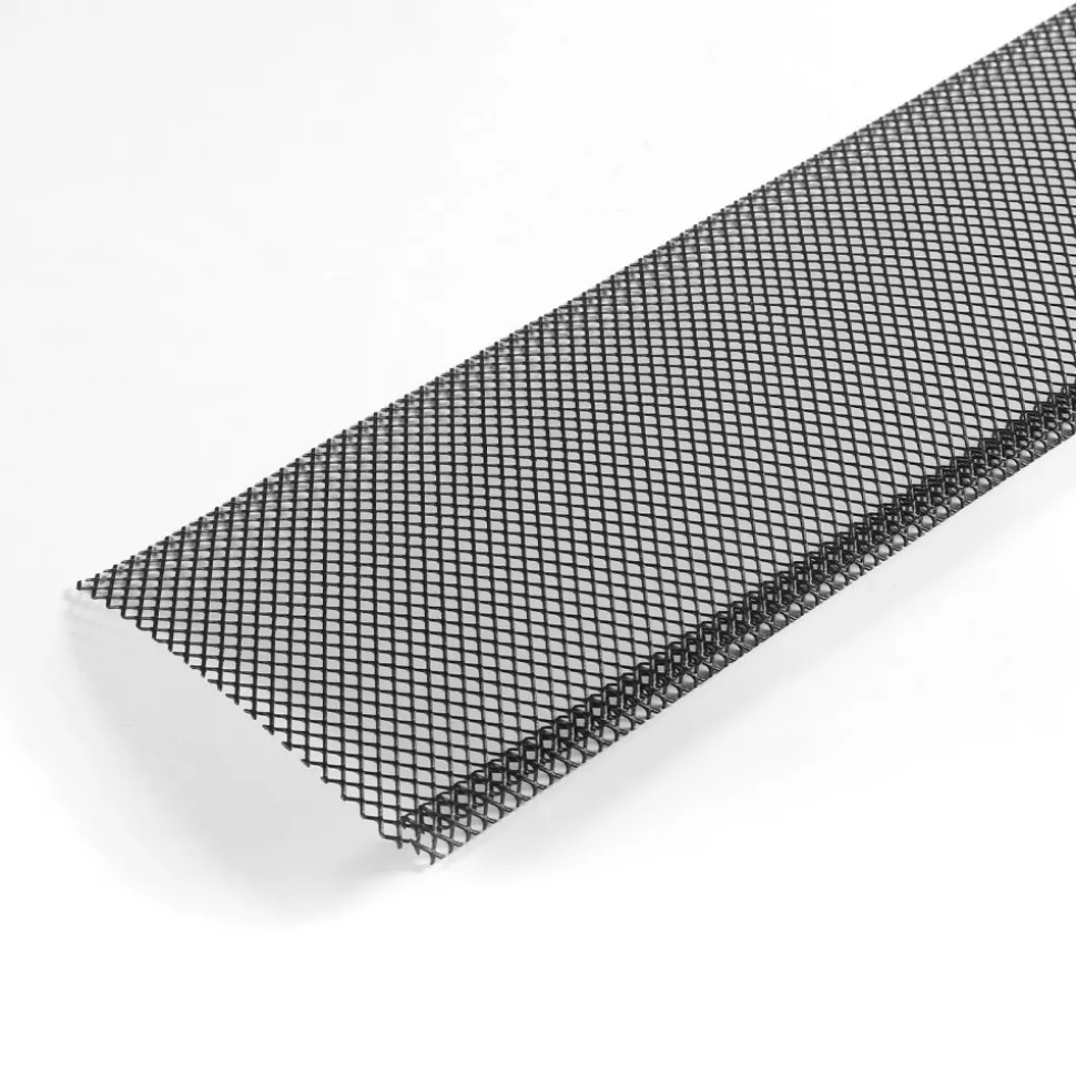 VEVOR Gutter Guard, 6 in Powder-Coated Steel Gutter Screen, Heavy-Duty 75 ft Length, 0.04 in Thickness, Leaf Guard for Debris and Leaves, Easy DIY Install, Fits 6" Standard Systems, 25 Pack, Black