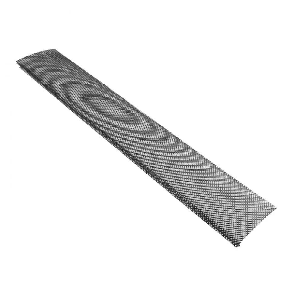 VEVOR Gutter Guard, 6 in Powder-Coated Steel Gutter Screen, Heavy-Duty 75 ft Length, 0.04 in Thickness, Leaf Guard for Debris and Leaves, Easy DIY Install, Fits 6" Standard Systems, 25 Pack, Black