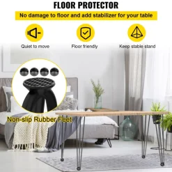 VEVOR Hairpin Table Legs 24