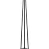 VEVOR Hairpin Table Legs 18" Black Set of 4 Desk Legs 880lbs Load Capacity (Each 220lbs) Hairpin Desk Legs 3 Rods for Bench Desk Dining End Table Chairs Carbon Steel DIY Heavy Duty Furniture Legs