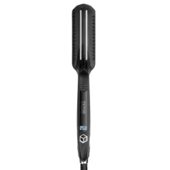 VEVOR Hair Straightener, 1.5-inch Titanium Flat Iron, Dual Infrared Hair Straightener Flat Iron with LCD Display and 19 Temp Levels - 210°F to 450°F, Fast Heating Hair Iron for Salon Home Travel Use