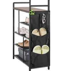 VEVOR Hall Tree, 70.9 in Coat Rack with Shoe Bench & 3 Drawers, 3-in-1 Freestanding Shoe Rack Storage Organizer with Bookshelf & Wire Shelf, Steel Frame Entrance Coat Holder for Entry, Bedroom, Closet