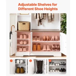VEVOR Hall Tree with Bench and Shoe Storage, 39