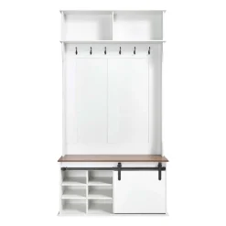 VEVOR Hall Tree with Bench and Shoe Storage, 42