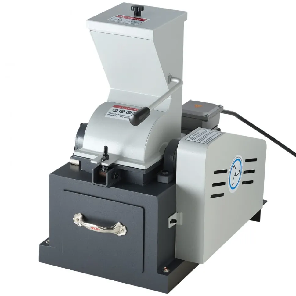 VEVOR Hammer Crusher, 2.5KW 220V Electric Rock Stone Shatter Grinder, Glass Crushing Machine with 100 to 200 kg/h Crushing Capacity, Coal Crusher Milling Machine with 0.12/0.24/0.4 inch Sieve Screens