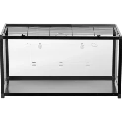VEVOR Hamster Cage, 360° Viewing Transparent Hamster Habitats, Small Animal Cage, 37.8 x 18.5 x 21.7 in, Ventilated Pet Mouse Cages with Front Door, Portable Hamster House for Rats, Guinea Pigs