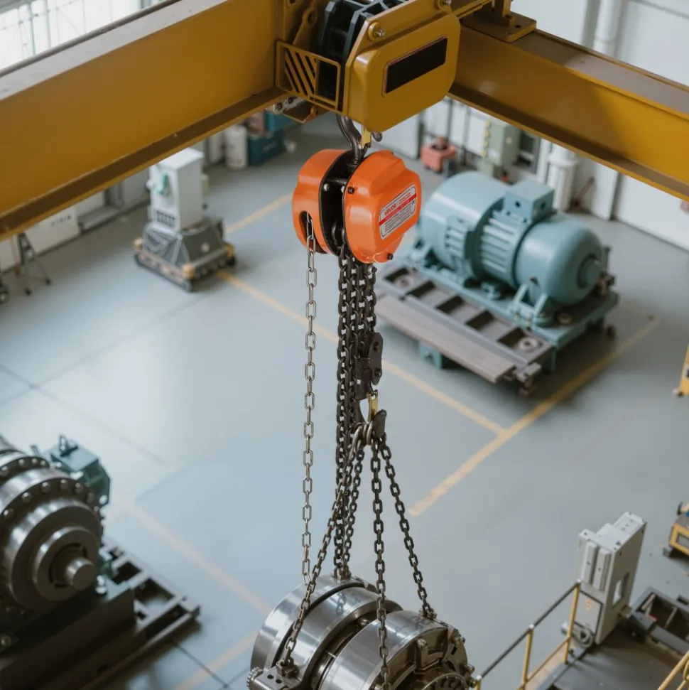 VEVOR Hand Chain Hoist, 2 Ton 4400 lbs Capacity, Manual Chain Block with Upgrade G80 Galvanized Chain, 10 ft Lifting Height, Heavy Duty Pulley Hoist for Garage Warehouse Automotive Machinery, Orange