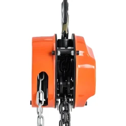 VEVOR Hand Chain Hoist, 1 Ton 2200 lbs Capacity, Manual Chain Block with Upgrade G80 Galvanized Chain, 10 ft Lifting Height, Heavy Duty Pulley Hoist for Garage Warehouse Automotive Machinery, Orange