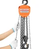 VEVOR Hand Chain Hoist, 1 Ton 2200 lbs Capacity, Manual Chain Block with Upgrade G70 Galvanized Chain, 8 ft Lifting Height, Heavy Duty Pulley Hoist for Garage Warehouse Automotive Machinery, Red