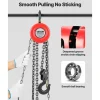 VEVOR Hand Chain Hoist, 2 Ton 4400 lbs Capacity, Manual Chain Block with Upgrade G70 Galvanized Chain, 10 ft Lifting Height, Heavy Duty Pulley Hoist for Garage Warehouse Automotive Machinery, Red