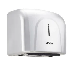 VEVOR Hand Dryer, 2 Pack 1300W Bathroom Air Hand Dryer, Automatic High Speed with HEPA Filter, Fast Drying, ABS Construction, AC110-120V Commercial Wall Mounted for Home Bathroom, Guest Room,Homestay