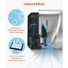 VEVOR Hand Dryer, 1800W Bathroom Air Hand Dryer, Automatic High Speed with HEPA Filter, Fast Drying, Heavy Duty Brushed Stainless Steel, AC110-120V Commercial Wall Mounted for Restroom, Hotel, Office
